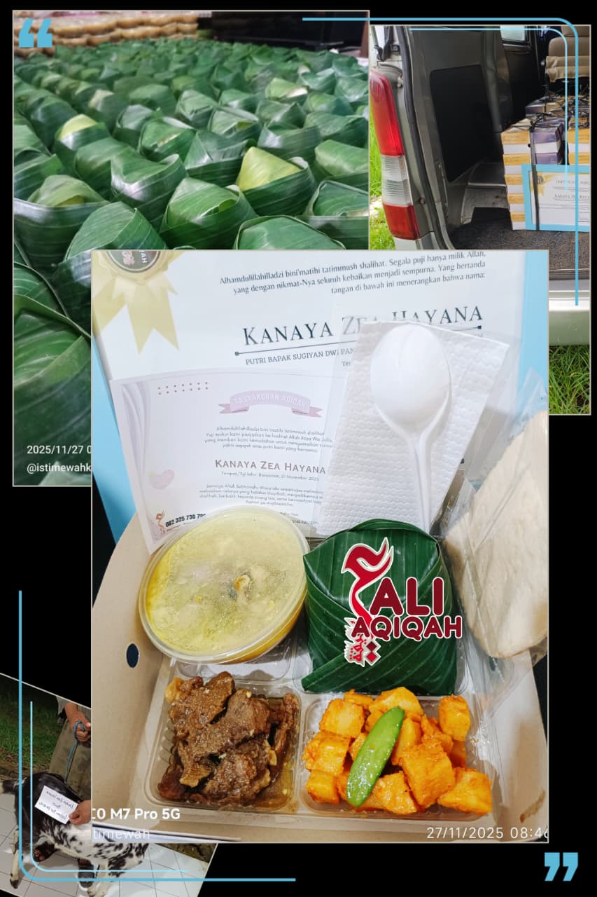 Jurnal Job Ali Aqiqah Hari Ini 27 Nopember 2025 – Layanan Aqiqah Praktis & Syari Banyumas Purwokerto